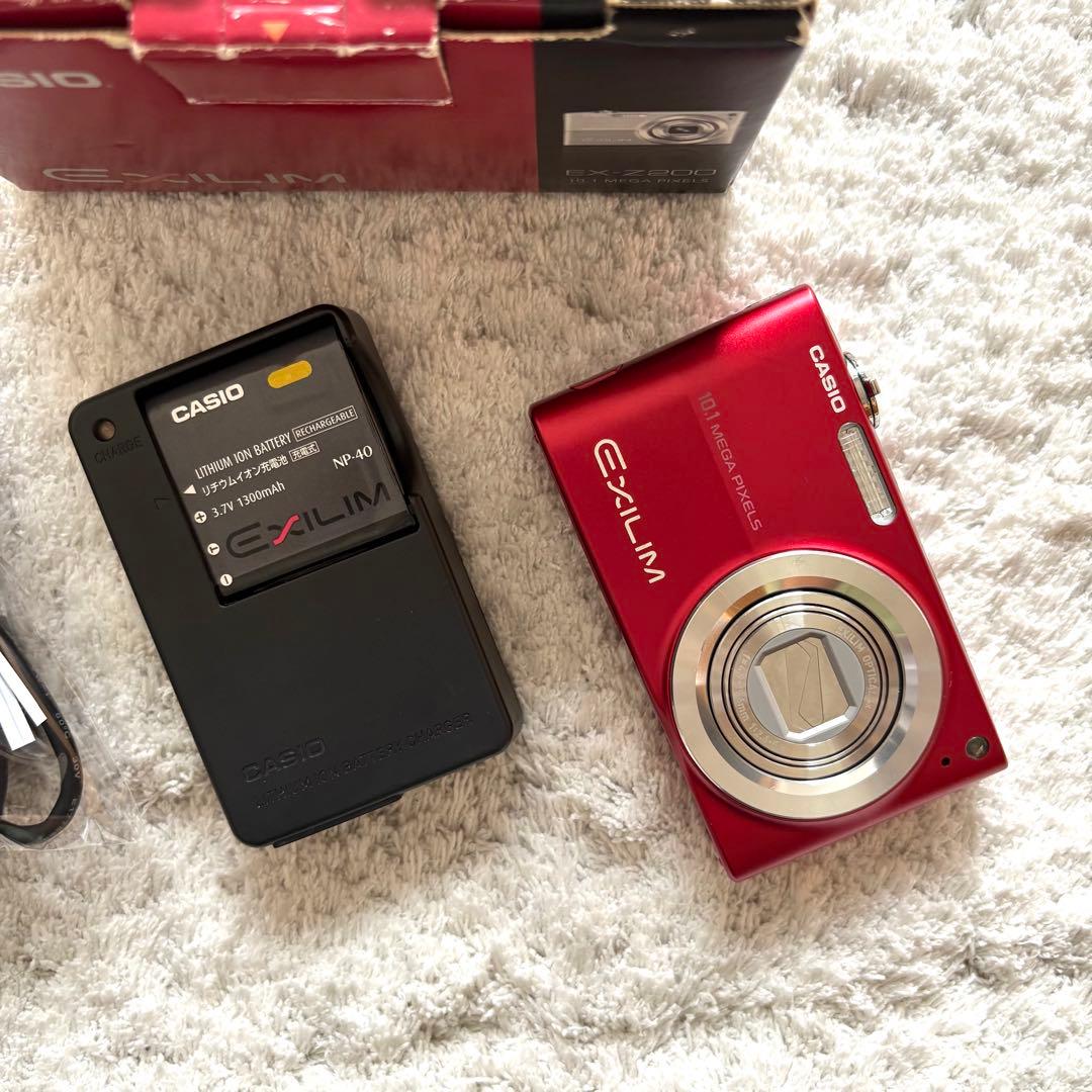 美品【動作確認済】CASIO カシオ EXILIM EX-Z200 レトロカメラ
