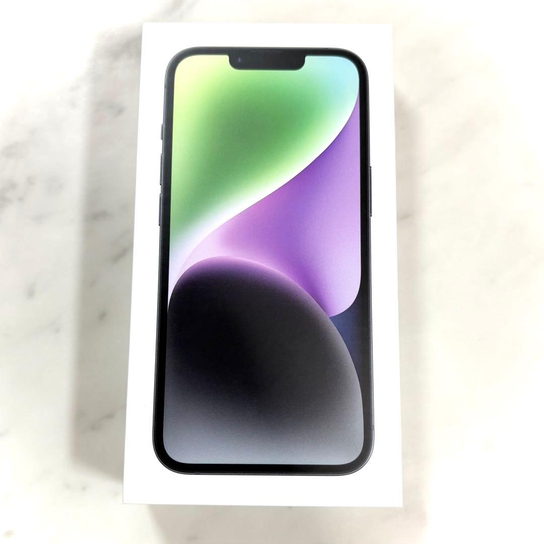 【美品】Apple iPhone14本体 ミッドナイト 256GB SIMフリー