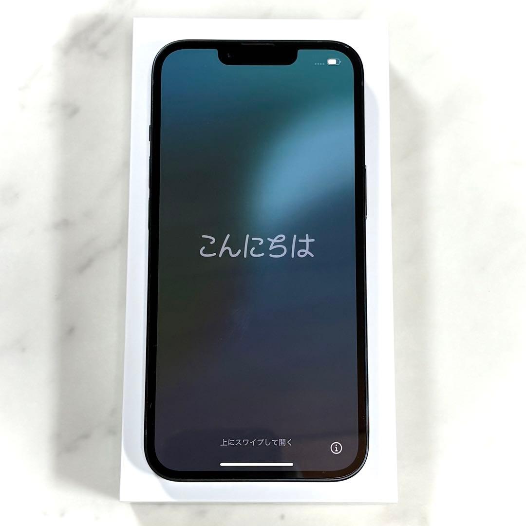 【美品】Apple iPhone14本体 ミッドナイト 256GB SIMフリー