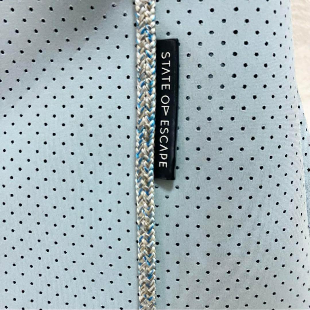 付属品完備 ステートオブエスケープ マザーズバッグ トートバッグ ブルー 大容量