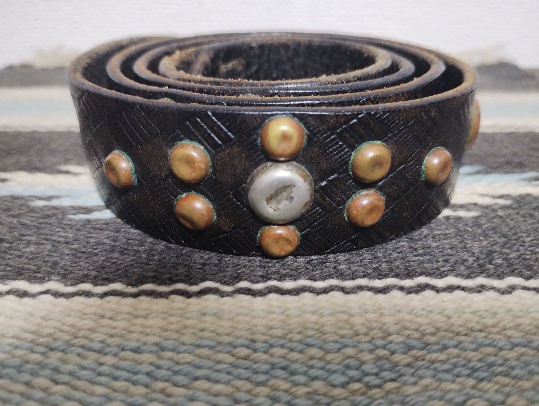 RRL ヴィンテージ　スタッズ　ベルト　ナバホ　ラルフローレン