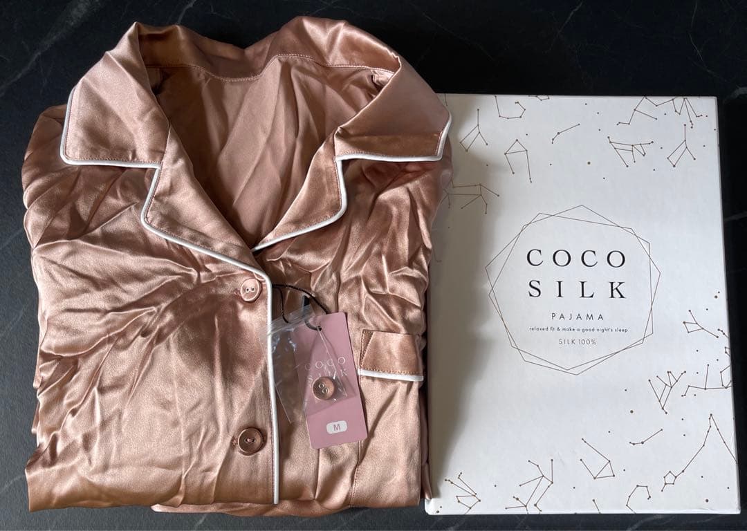 COCOSILK シルク パジャマ レディース シルク100% 長袖 長ズボン