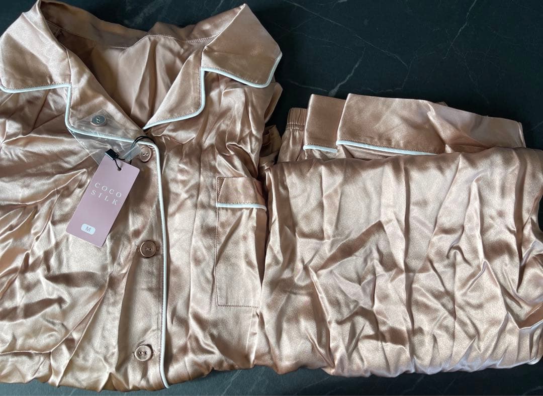 COCOSILK シルク パジャマ レディース シルク100% 長袖 長ズボン
