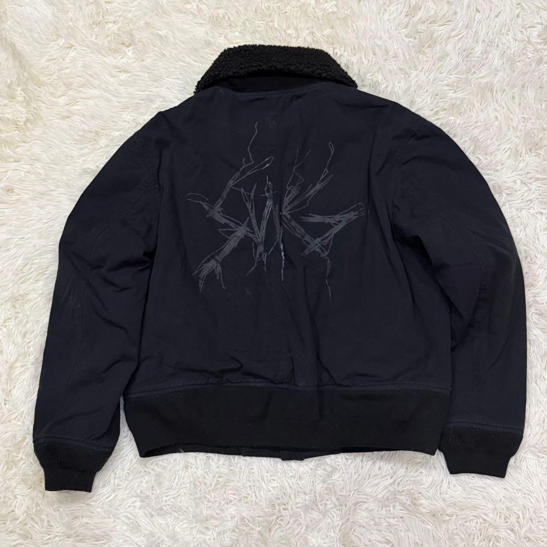 1880　SWAGGER スワッガー　A-2　襟ボア　コットンジャケット　XL