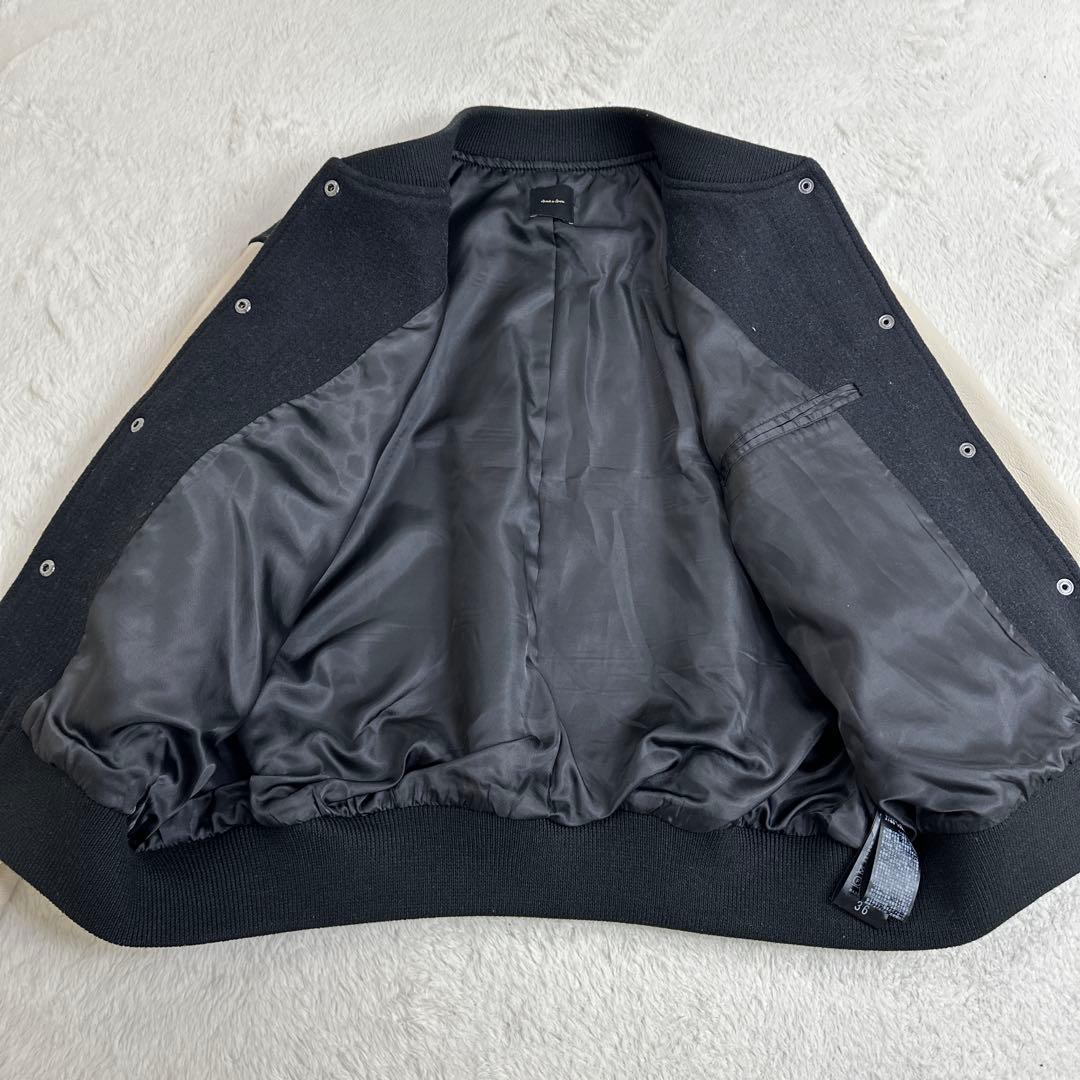 Spick&Span スピックスパン スタジャン 36サイズ ブラック 袖レザー