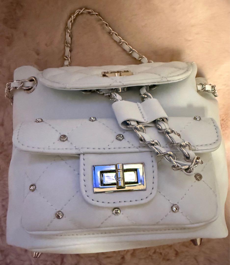 Darich☆キルティングビジューミニリュックSAX