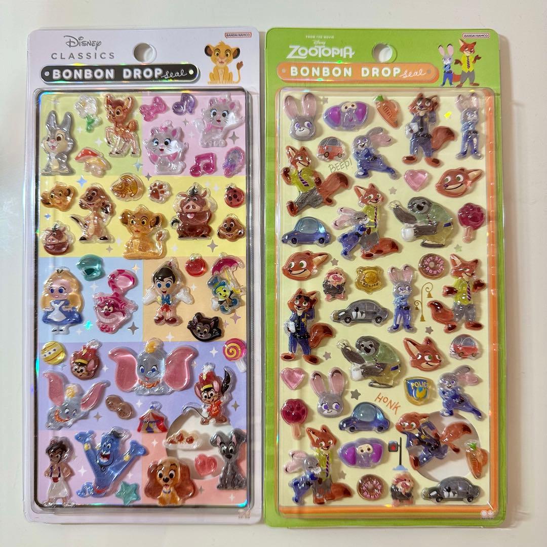 【正規品未開封】ボンボンドロップシール　ディズニー　クラシック他4種類セット