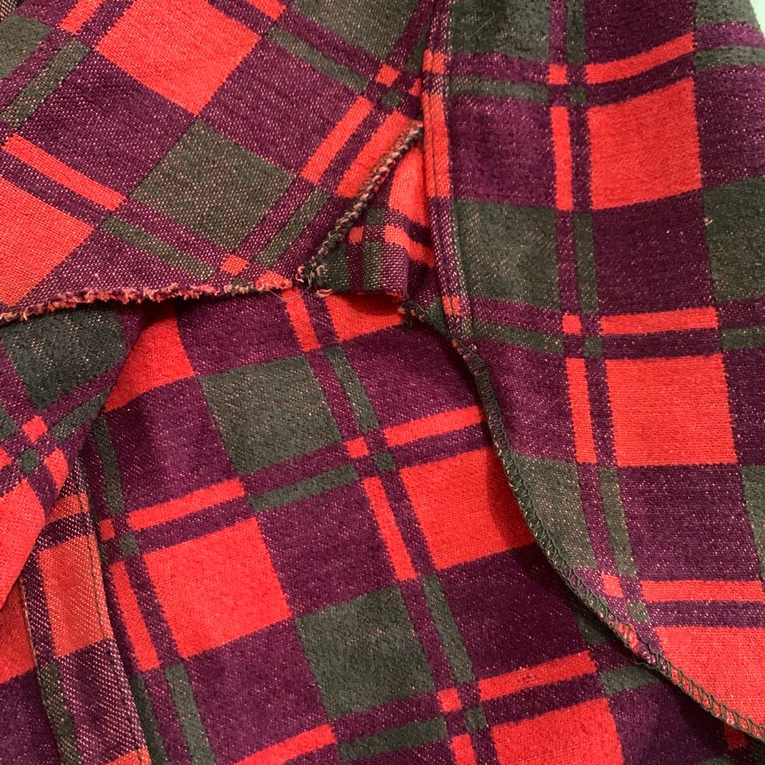 champion マチ付き　ネルシャツ　XL 80s