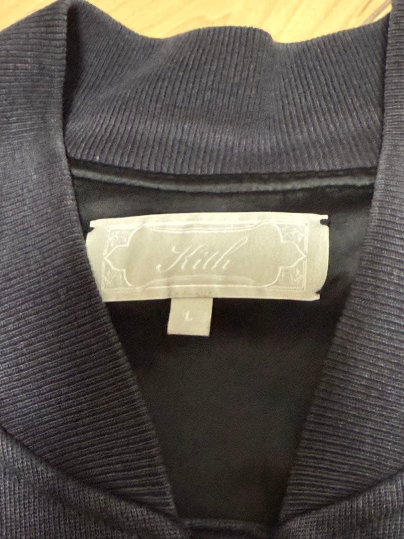 美品　Kith Bomber Jacket ボンバージャケット ダークグレー L