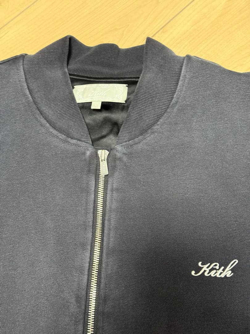 美品　Kith Bomber Jacket ボンバージャケット ダークグレー L