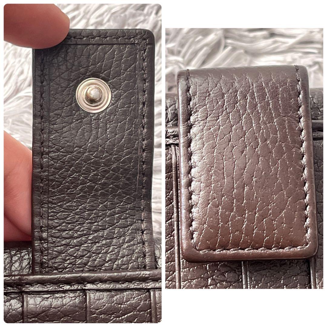 良品✨GUCCI コンチネンタル　長財布　GGキャンバス ダークブラウン