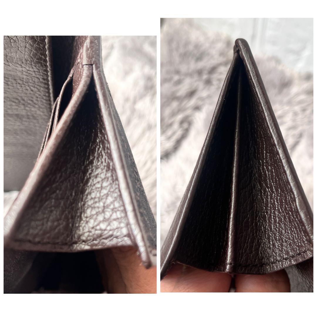 良品✨GUCCI コンチネンタル　長財布　GGキャンバス ダークブラウン