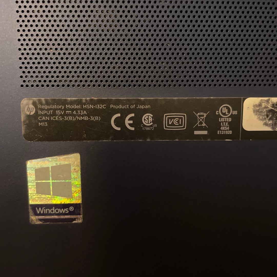 ジャンクHP Elite dragonfly 本体i7 メモリ16GB 起動不可