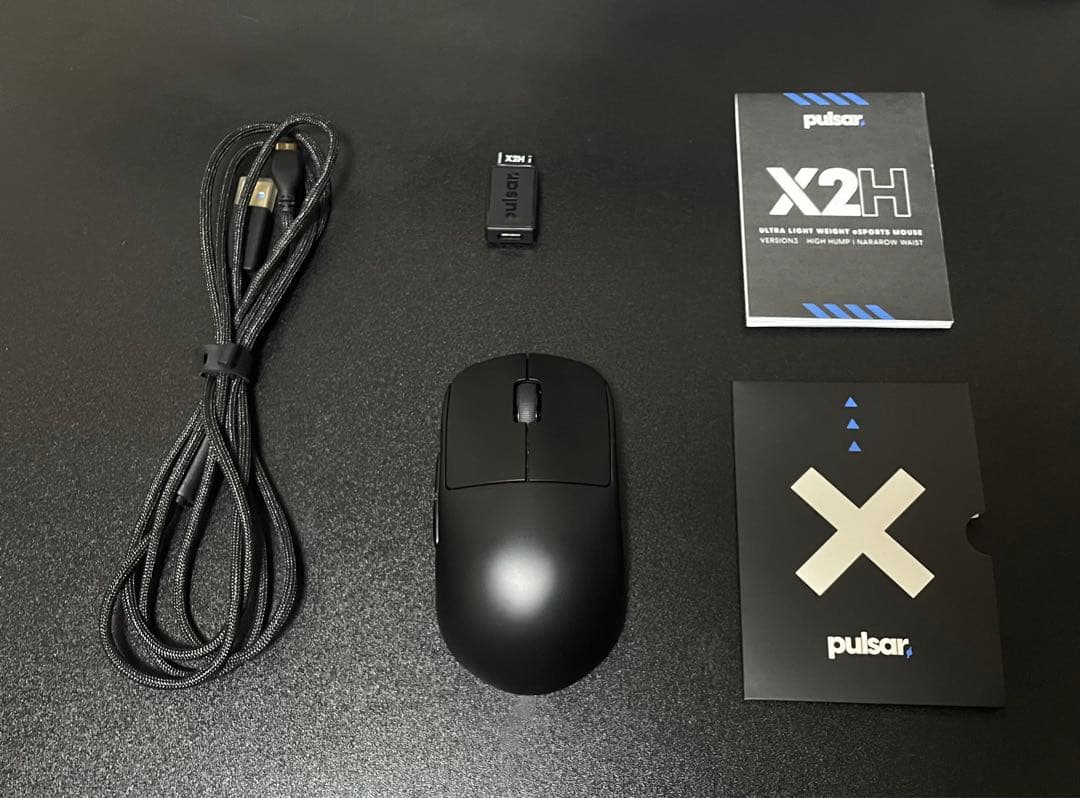 【美品】 Pulsar X2H v3 Medium Black 8Kドングル付