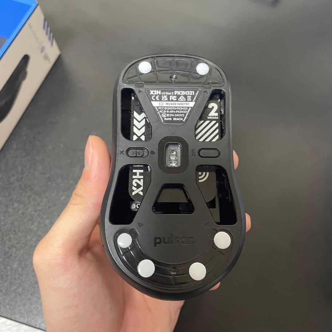 【美品】 Pulsar X2H v3 Medium Black 8Kドングル付
