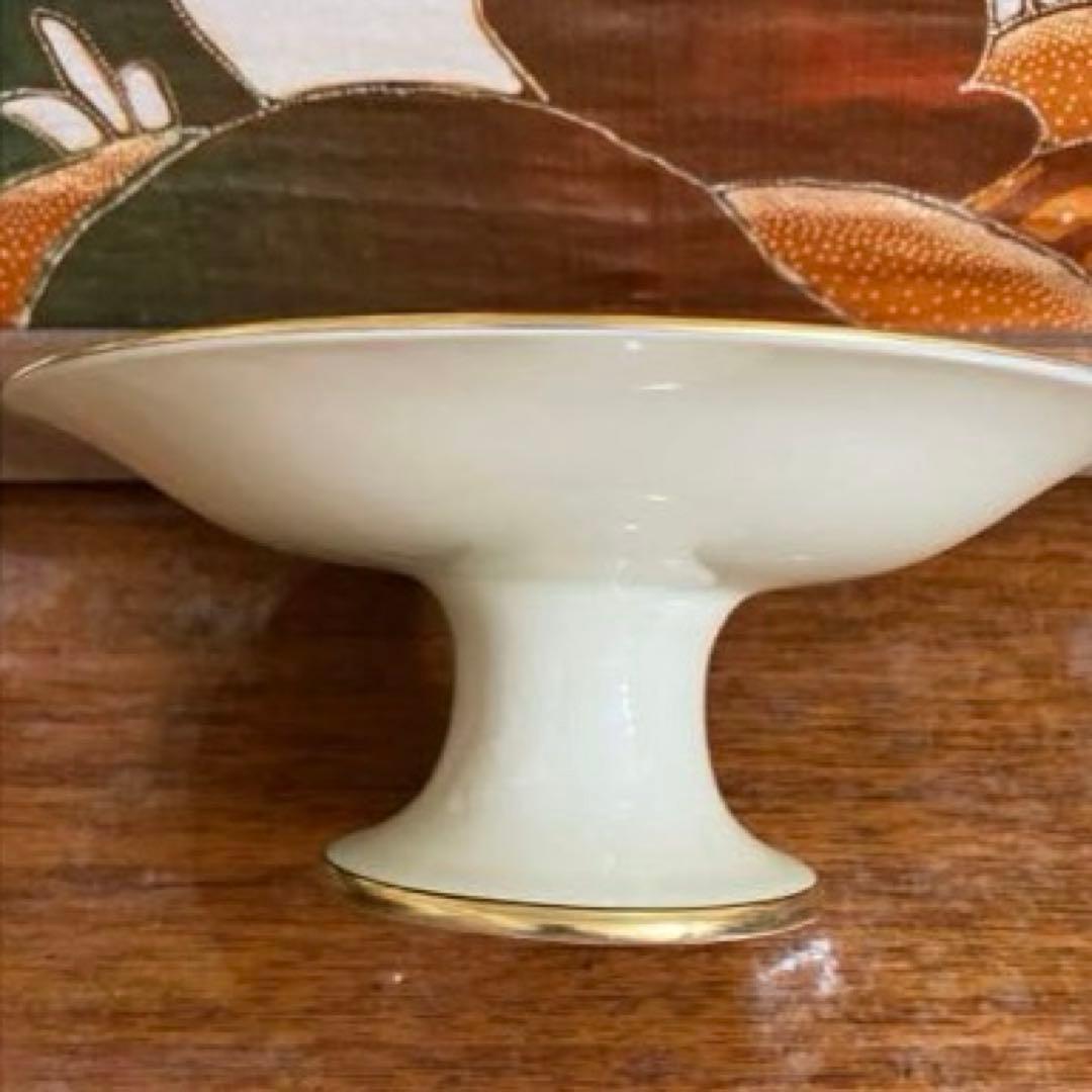 【希少】オールドノリタケ　ハンドペイント　シルエットレディコンポート