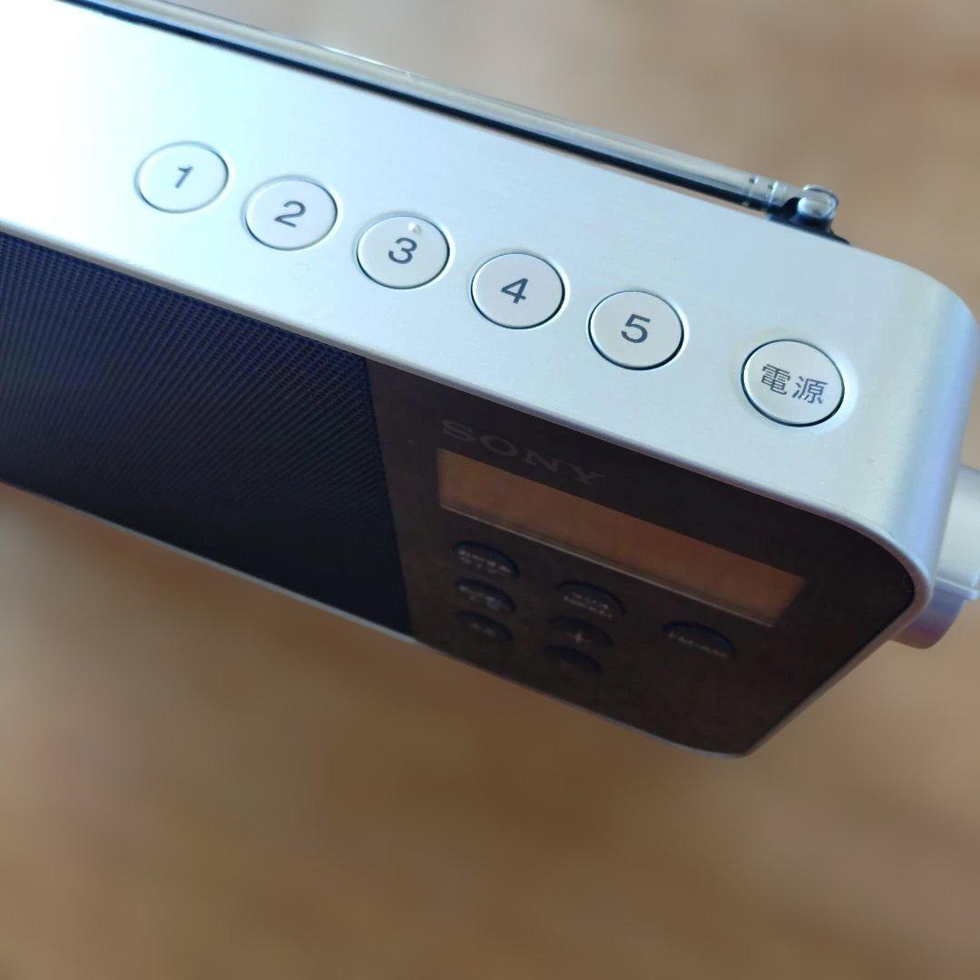 SONY AM/FMラジオ 5プリセット機能