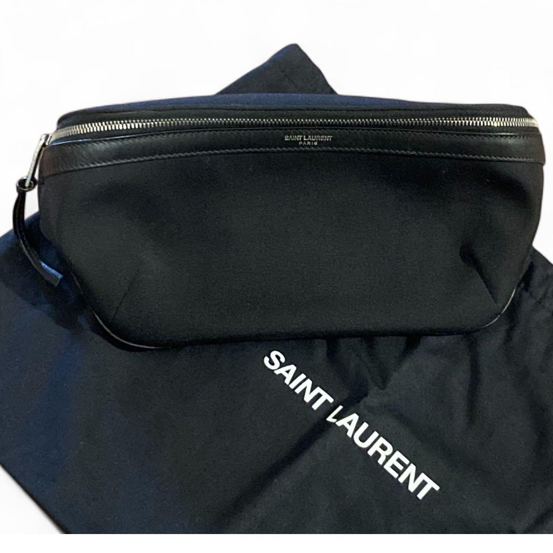 SAINT LAURENT バムバッグ ボディバッグ ウェストポーチ 黒 美品