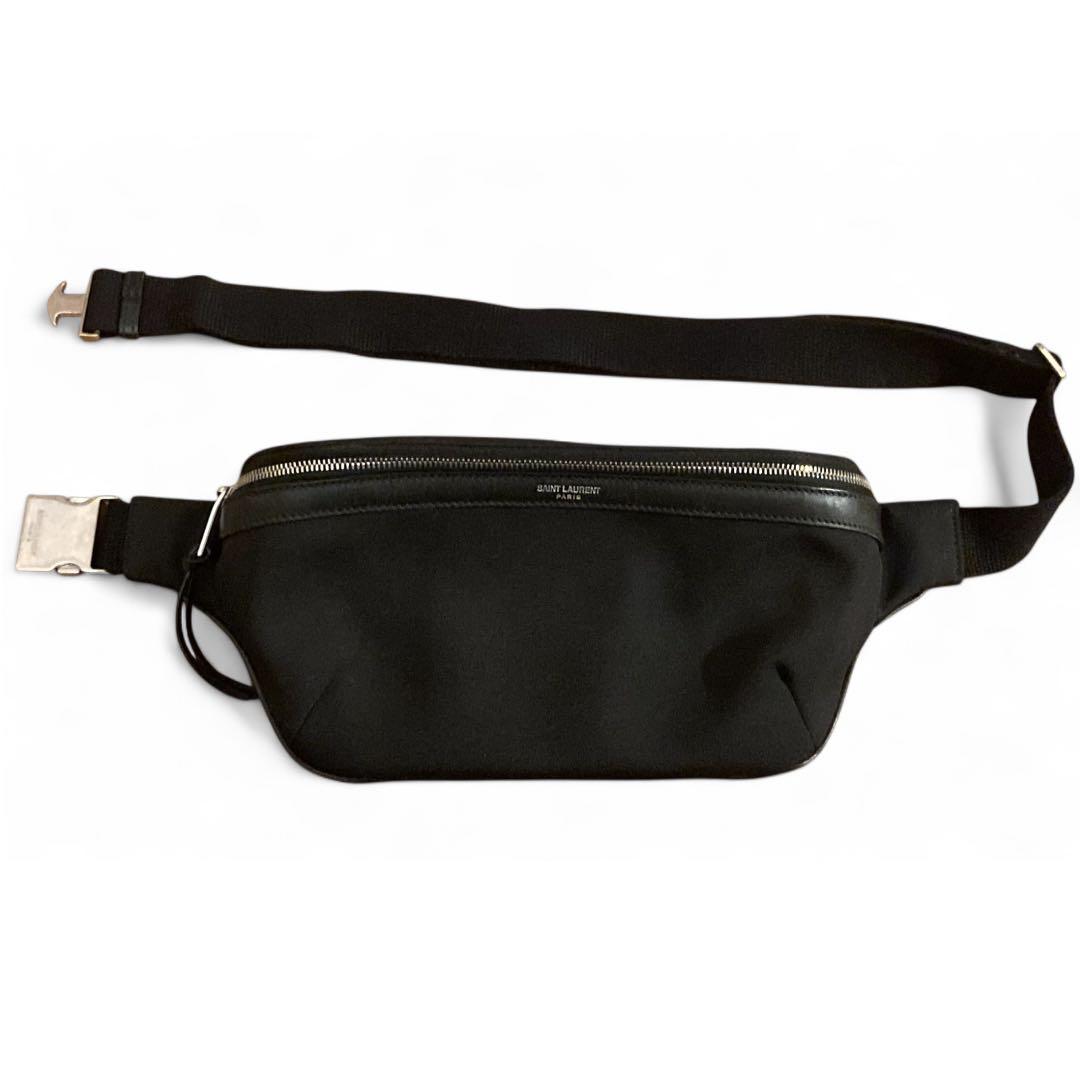 SAINT LAURENT バムバッグ ボディバッグ ウェストポーチ 黒 美品