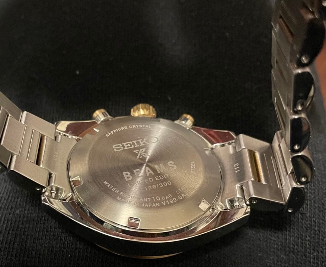 SEIKO PROSPEX ×BEAMS別注スピードタイマーソーラークロノグラフ