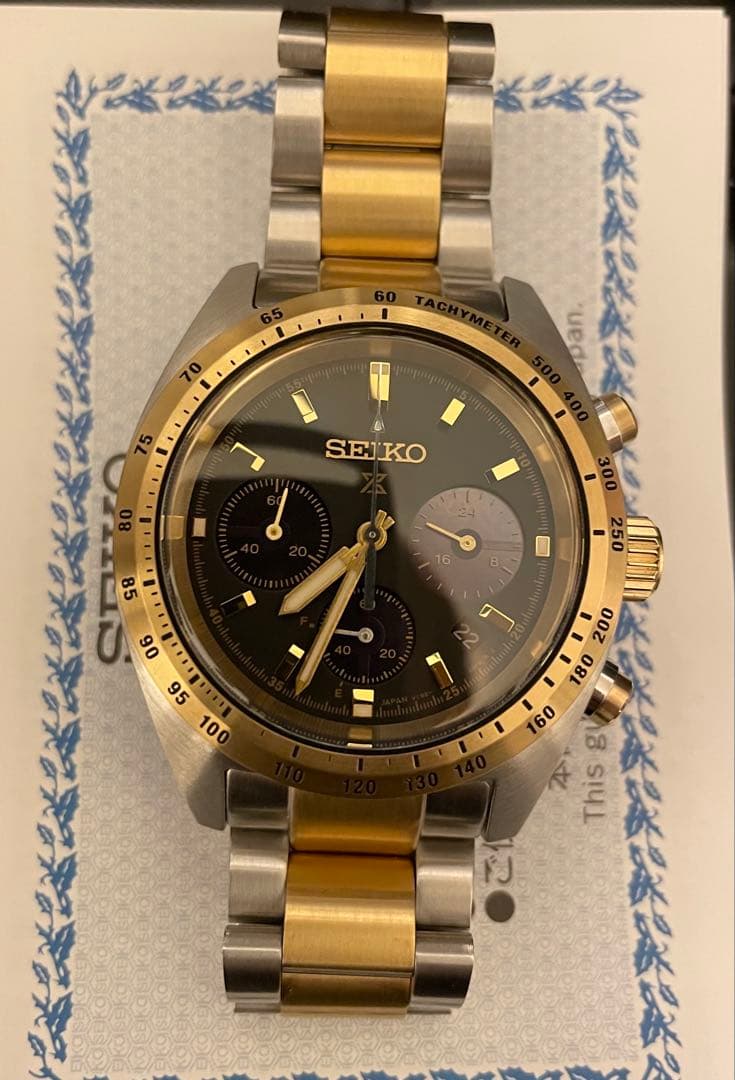 SEIKO PROSPEX ×BEAMS別注スピードタイマーソーラークロノグラフ