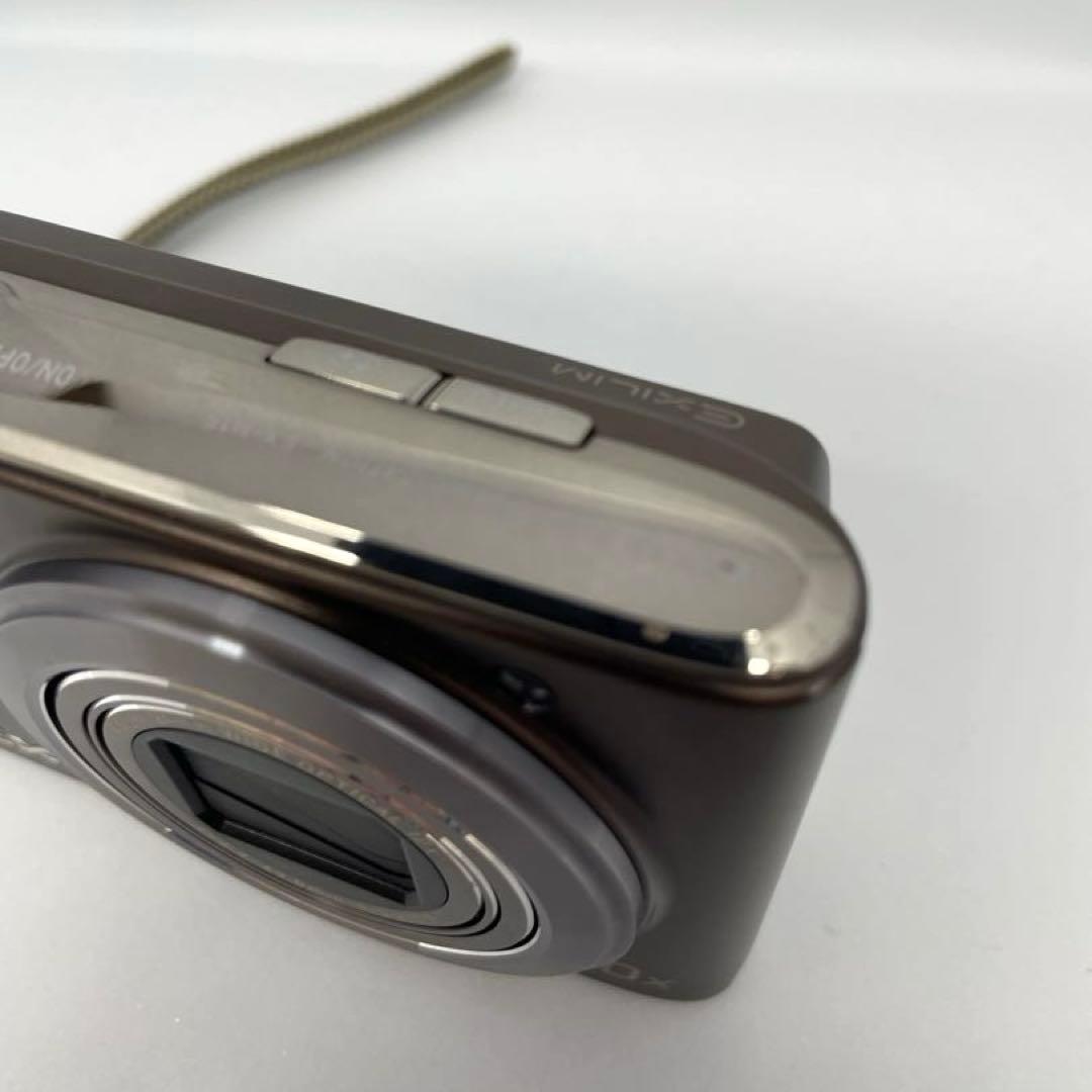 【美品】カシオ CASIO EXILIM EX-H15 ブラウン