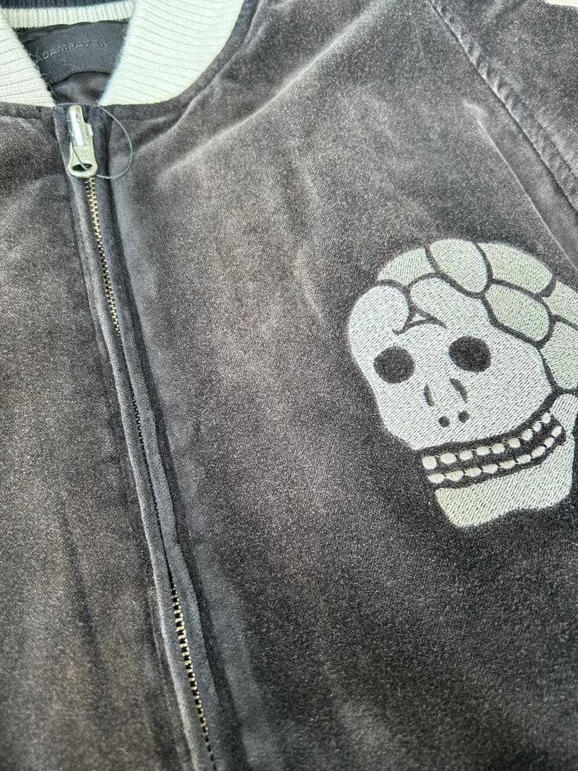 本日限定！L別珍スカジャンスーベニアジャケット両面アダムパテック