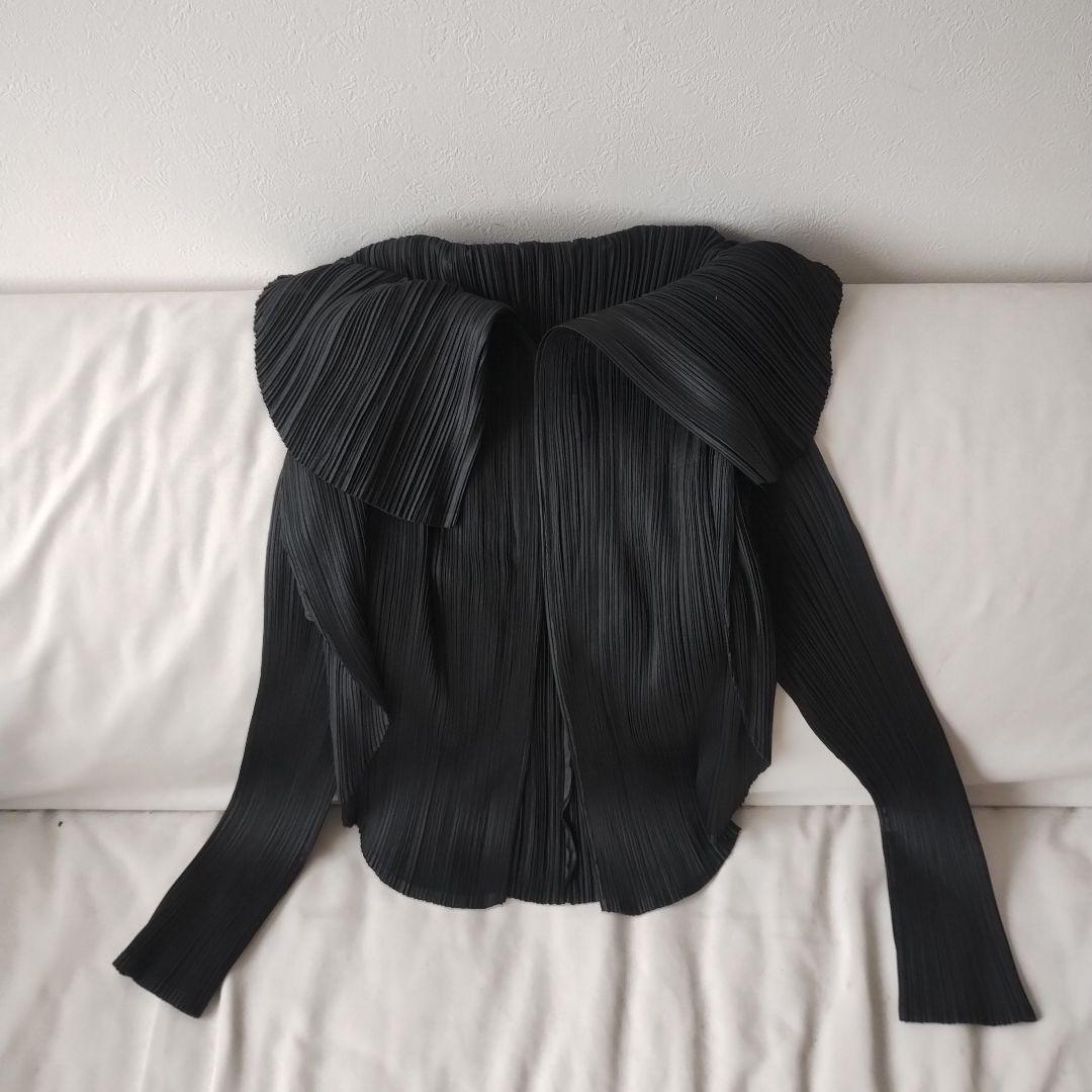 PLEATSPLEASE プリーツボレロ　黒　サイズ5
