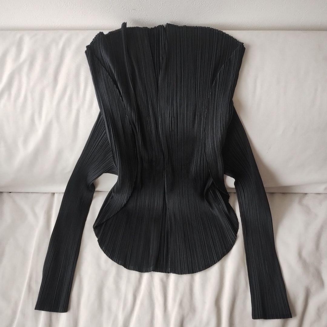 PLEATSPLEASE プリーツボレロ　黒　サイズ5
