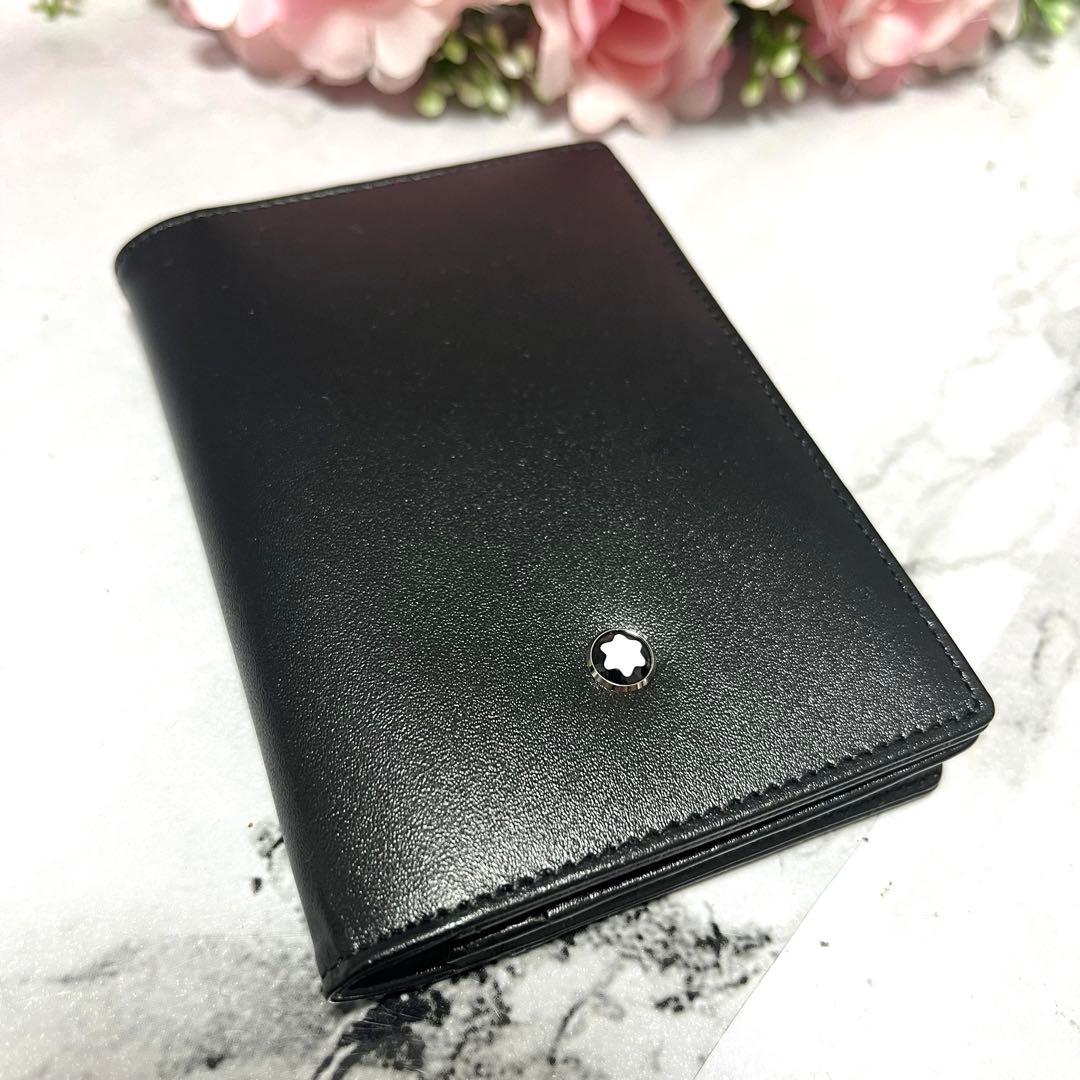 【未使用品】モンブラン マイスターシュテュック 名刺入れ カードケース レザー