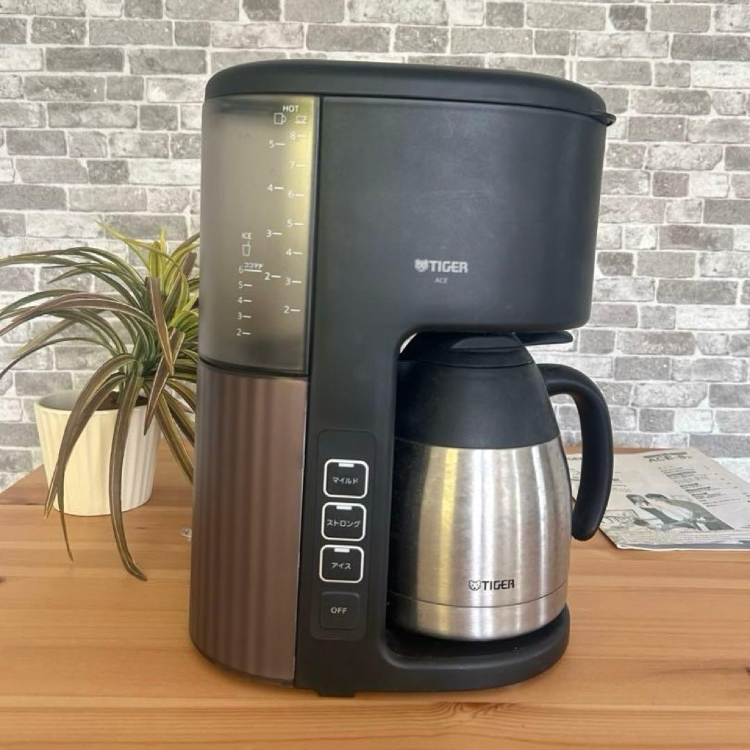 TIGER 魔法瓶　ブラック　ドリップ　コーヒーメーカー　保温　アイス