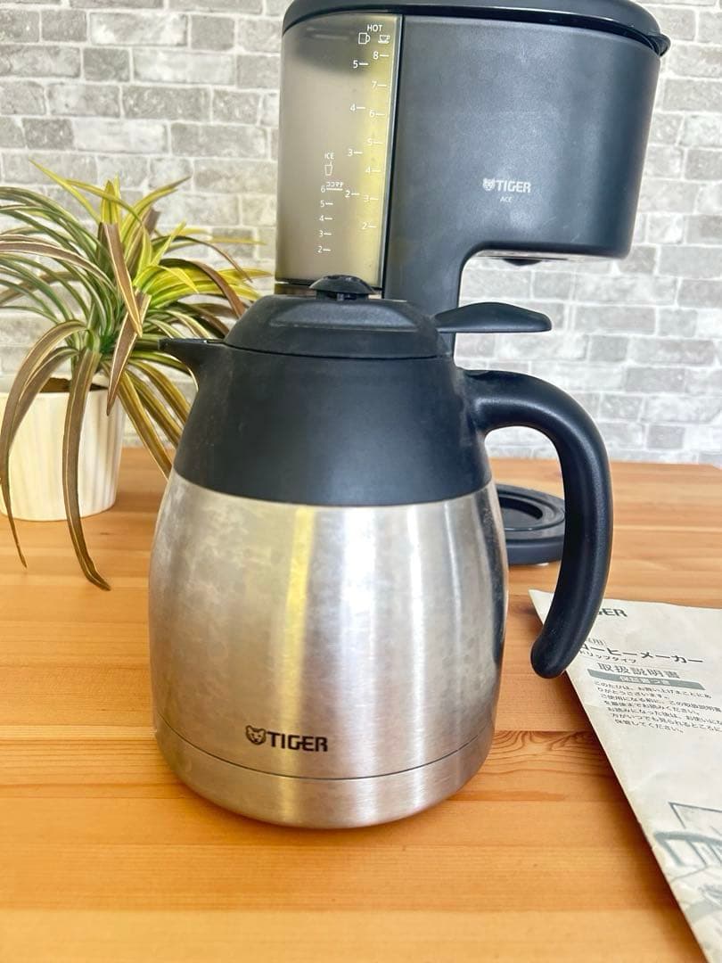 TIGER 魔法瓶　ブラック　ドリップ　コーヒーメーカー　保温　アイス