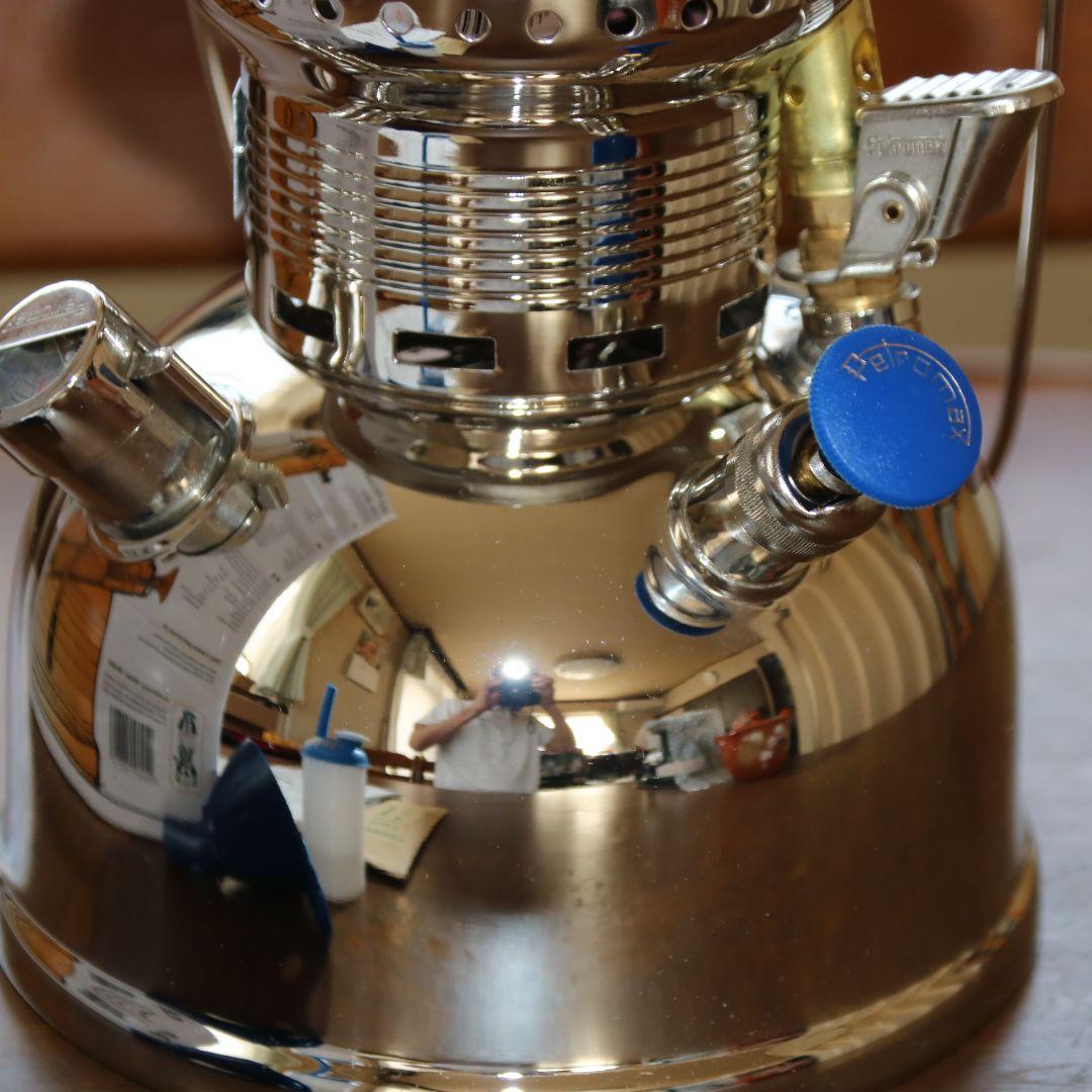 新品未使用　ペトロマックスHK500　灯油ランタン　カラー：ニッケル　正常機能品