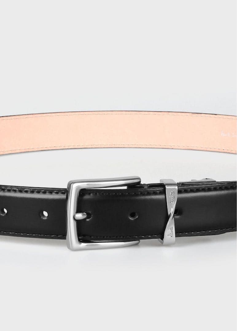 【クリスマスラッピング】ポールスミス PaulSmith メンズベルト 黒