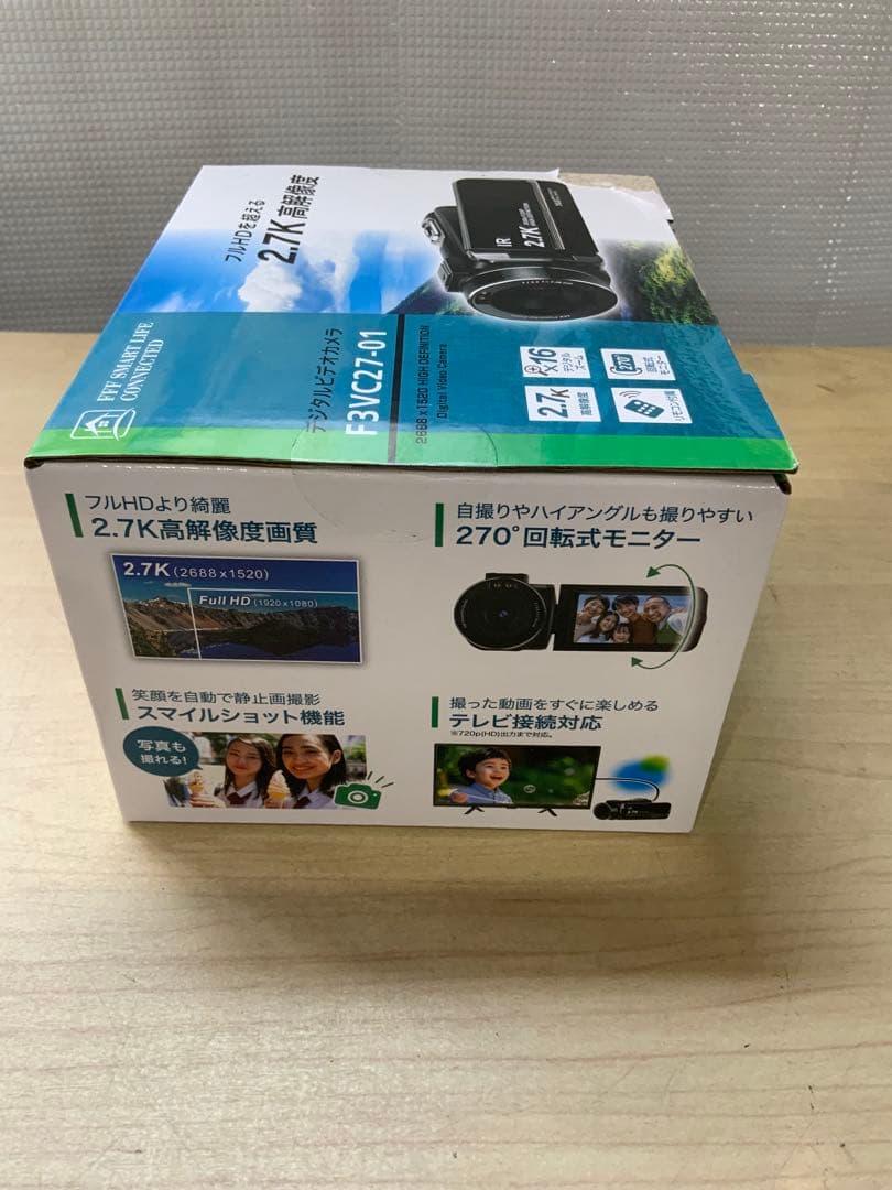 新品未使用箱不良　フィールドスリー　デジタルビデオカメラ F3VC27-01