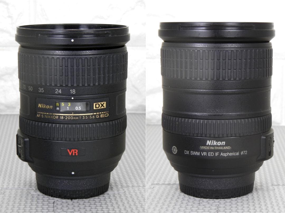ニコン DX AFS 18-200mm 1/3.5-5.6G ED VR レンズ