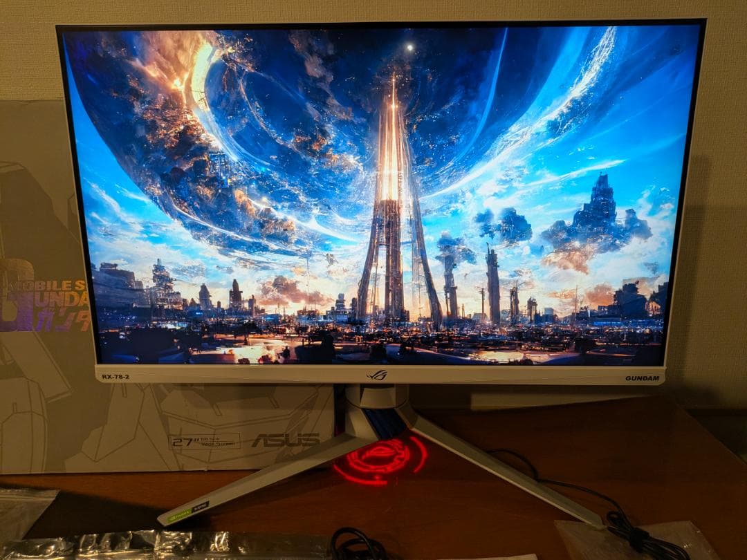 ASUS 機動戦士ガンダム ROG Strix XG279Q-G モニター