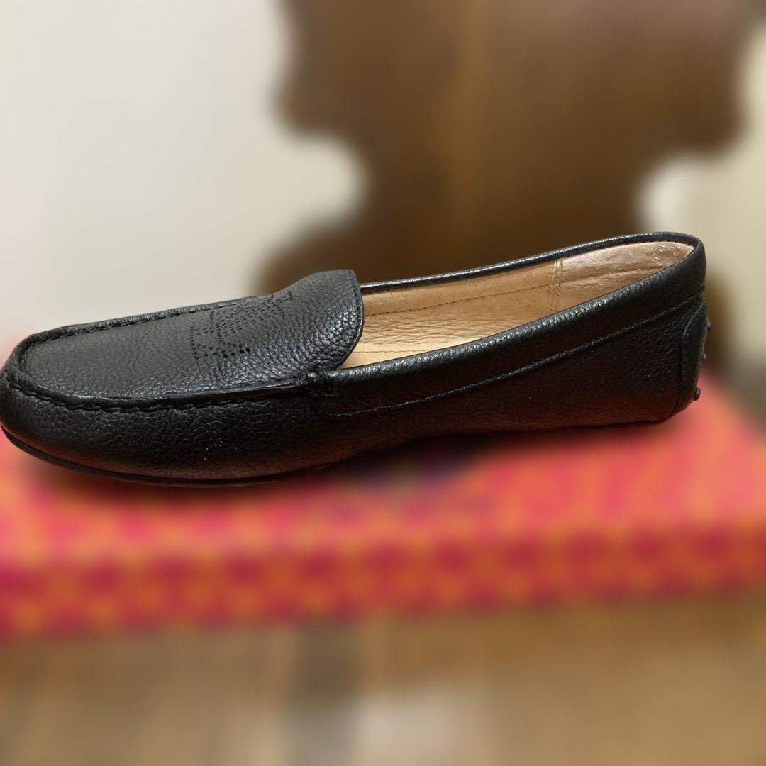 （値下げ）Ralph Laurenブラックレザー ドライビングシュー極美品