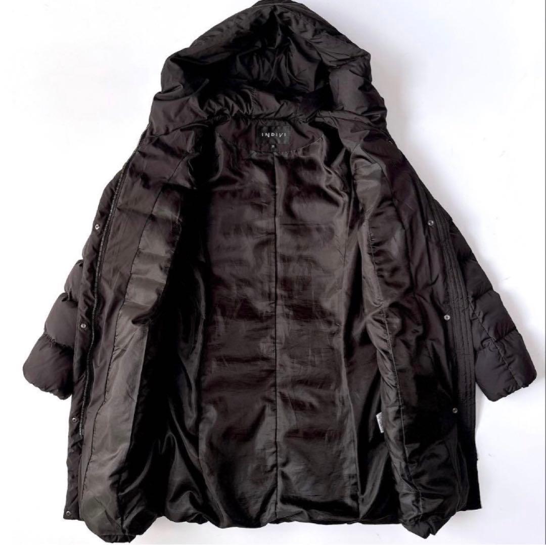 INDIVI タフタフーデットダウンコート⭕️ SALE