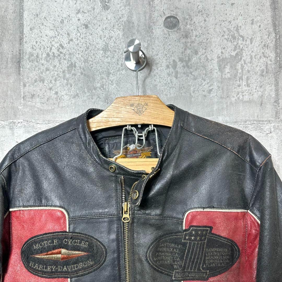 ⭐️90s⭐️HARLEY DAVIDSON ライダースジャケット　ヴィンテージ