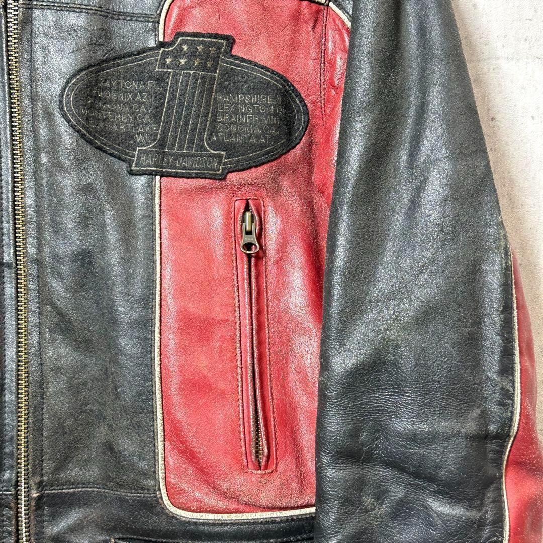 ⭐️90s⭐️HARLEY DAVIDSON ライダースジャケット　ヴィンテージ