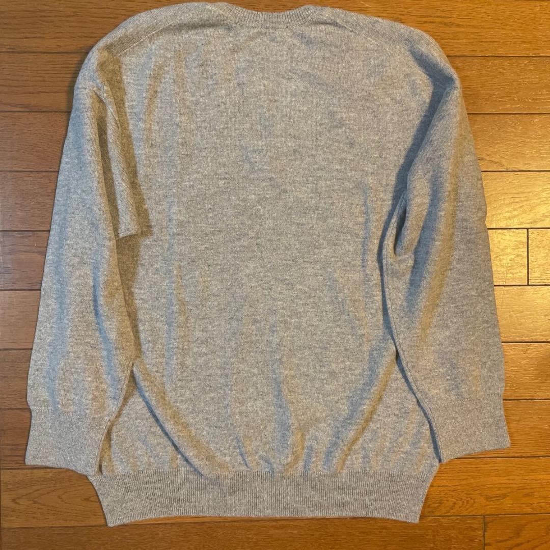 ギャルリーヴィー　モンゴルカシミヤ Vネックプルオーバー　グレー　未使用