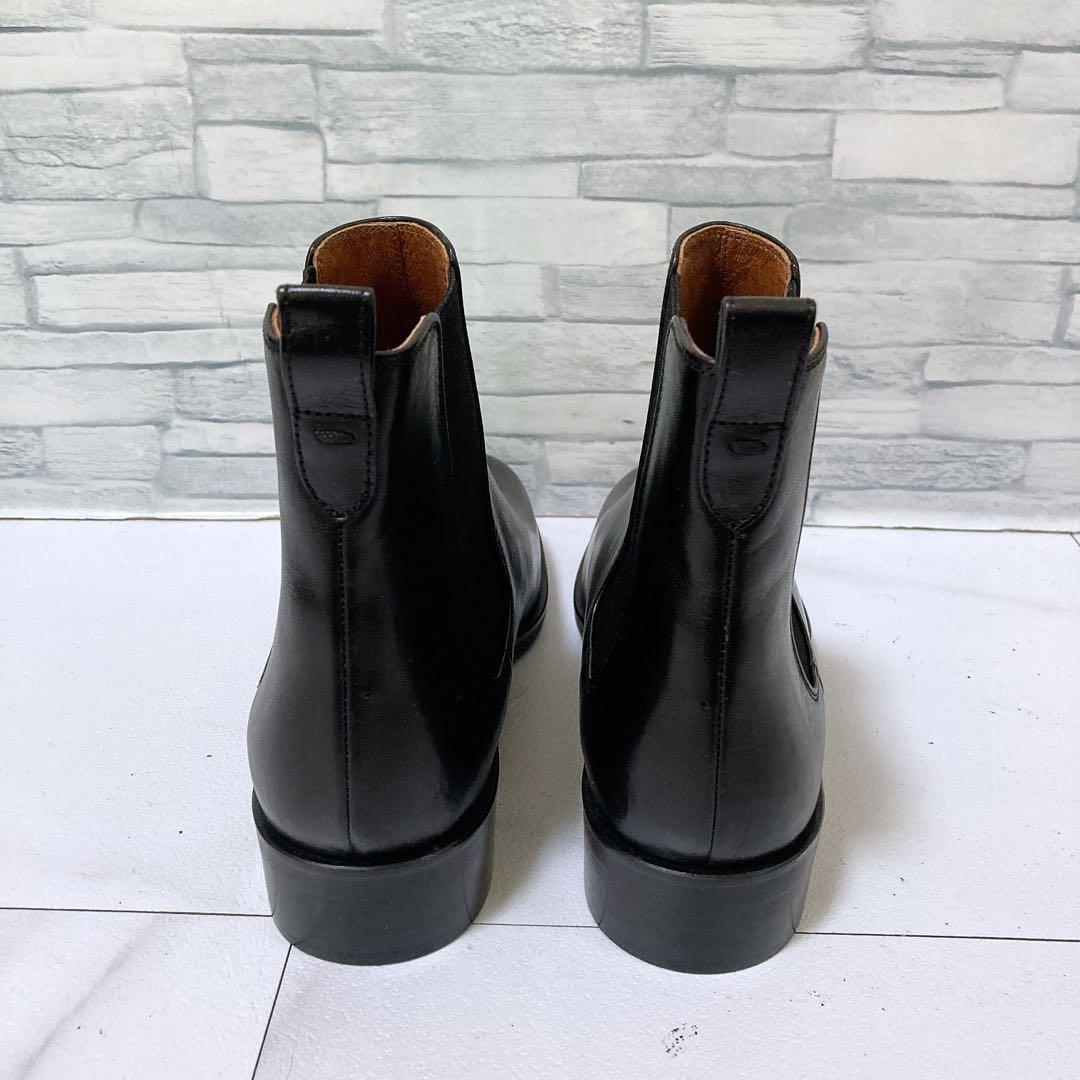 新品 マーガレットハウエル サイドゴアブーツ 本革 ブラック 黒 24.5