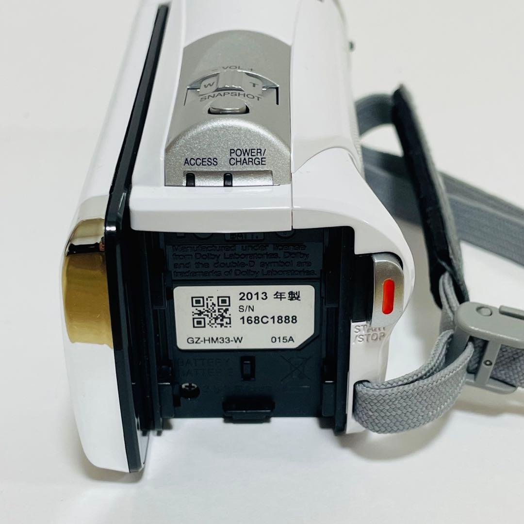 【美品】JVC Everio GZ-HM33 ホワイト ビデオカメラ 希少