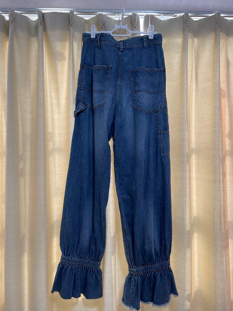 Rhodolirion フリルペインターパンツ