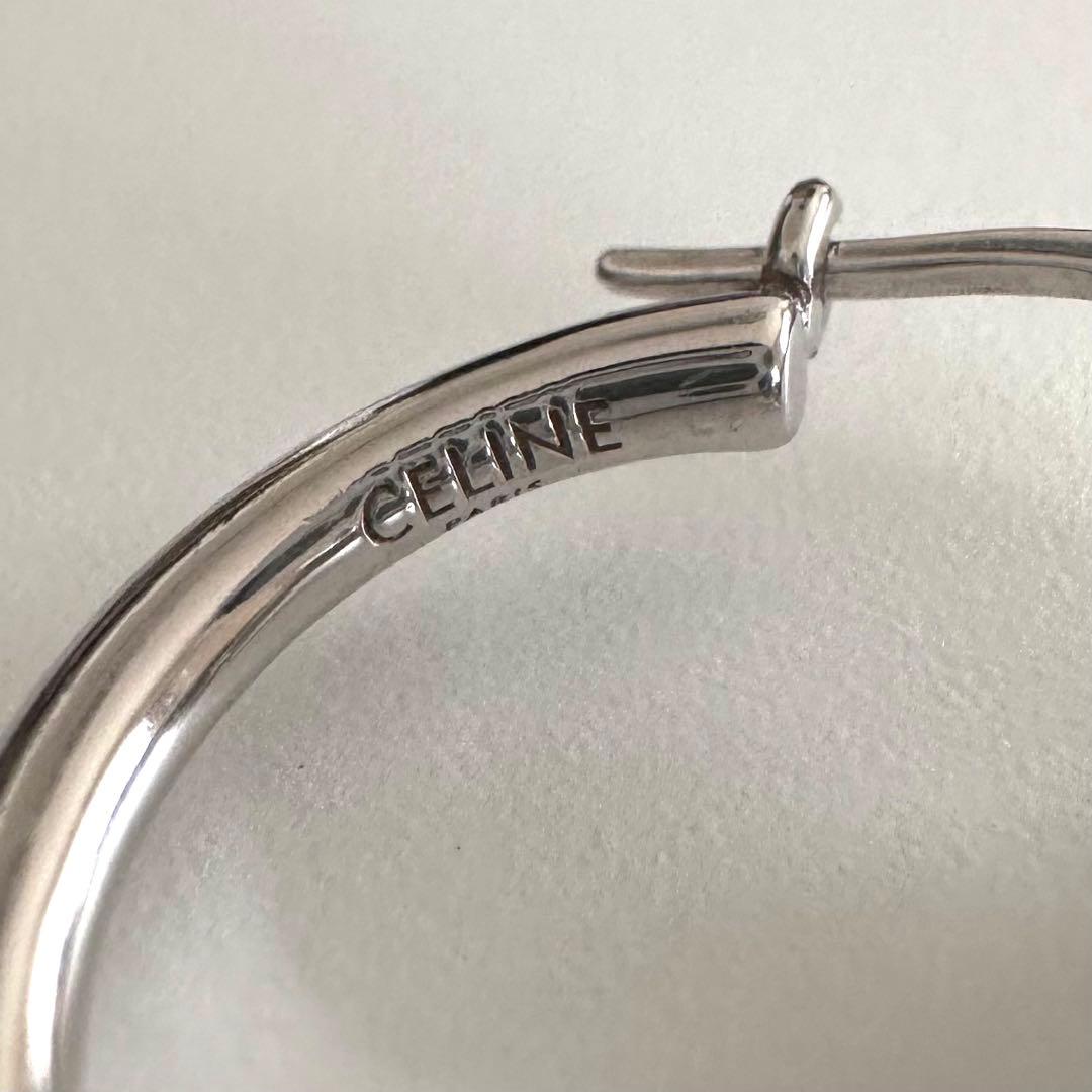 CELINE セリーヌ　ノット　スモールフープ　ピアス　イヤリング　片耳　極美品