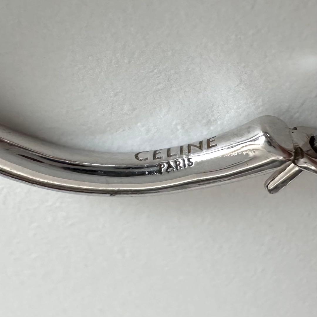 CELINE セリーヌ　ノット　スモールフープ　ピアス　イヤリング　片耳　極美品