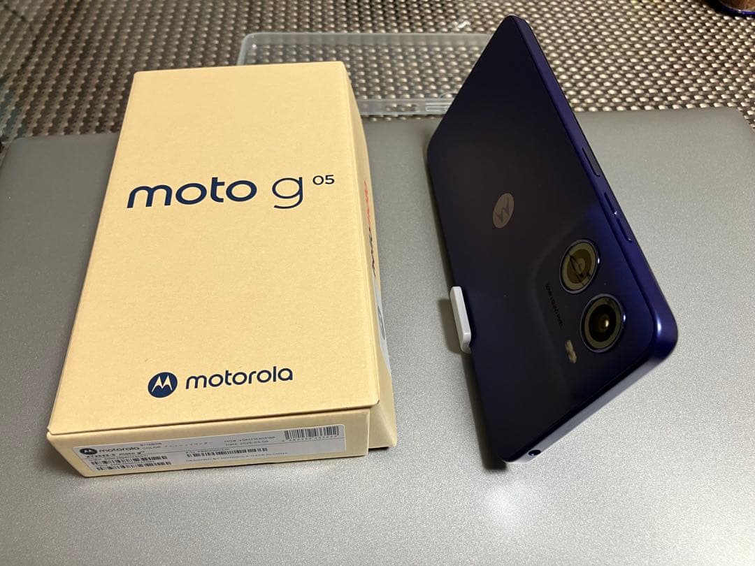 motorola moto g 05 フレッシュラベンダーケース付き