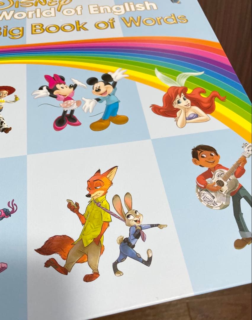 【美品】　DWE マイビッグブックオブワーズ　 ディズニー英語　絵辞書
