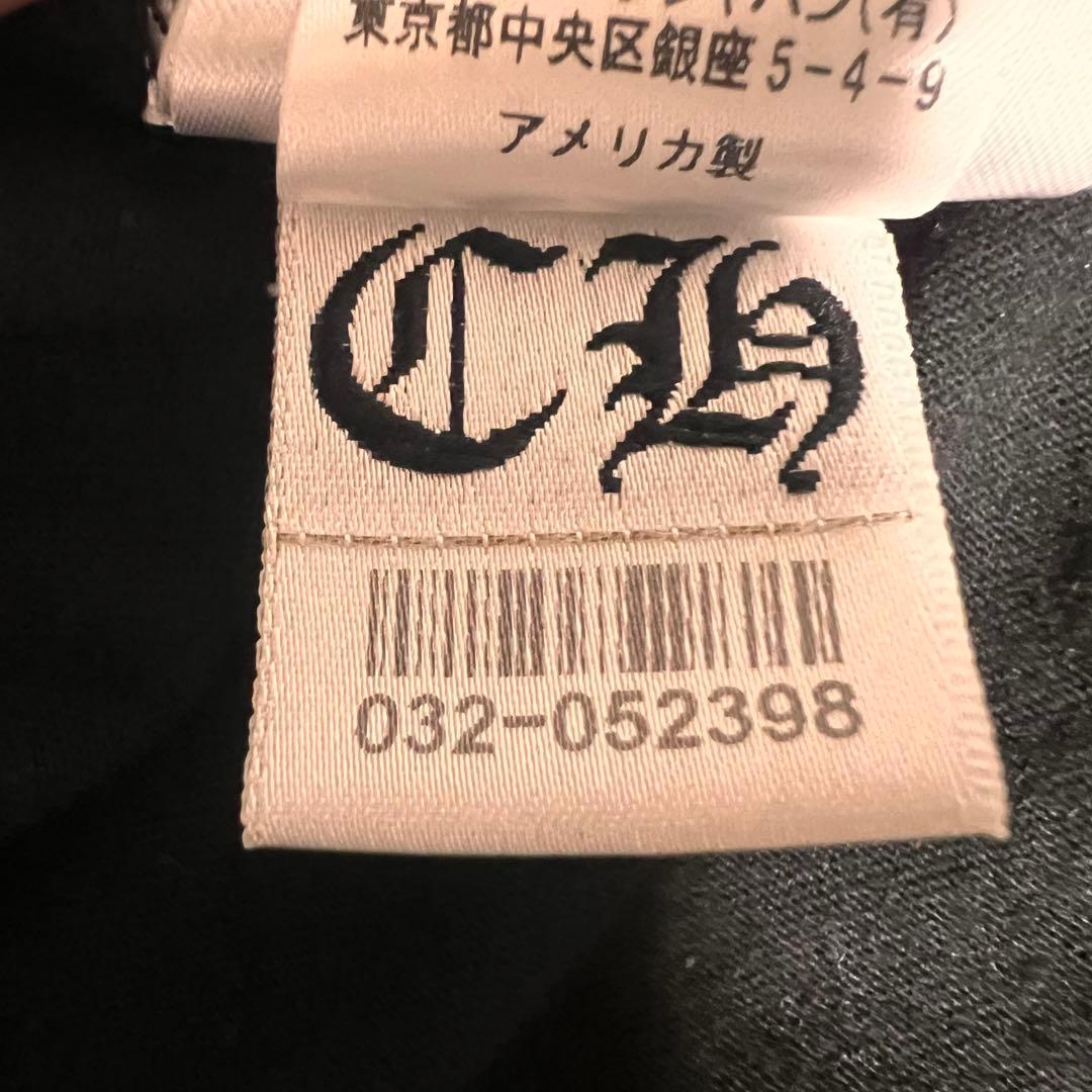 美品 クロムハーツ chrome hearts スクロールラベルロングTシャツ